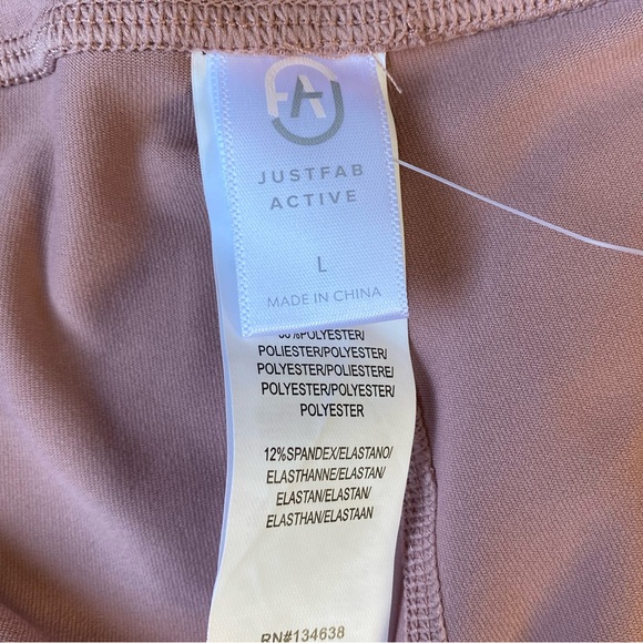 NWT JustFab Womens Cropped Leggings Size L - Picture 7 of 9